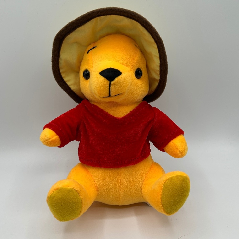 Vintage Winnie the Pooh 9" Safari Explorer Plush Best Toy Mfg Baby Nursery Gift